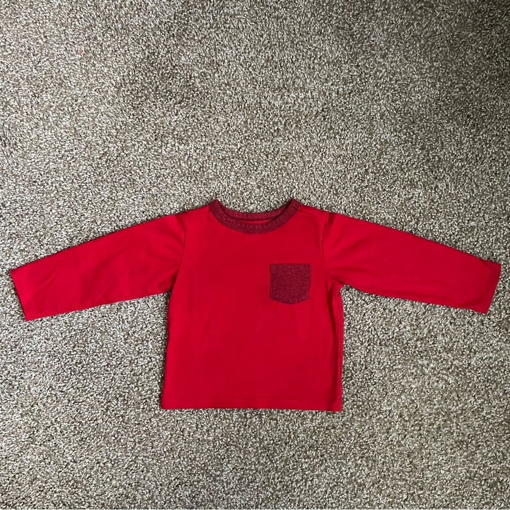 Wonder Nation Red Long Sleeve Size 2T